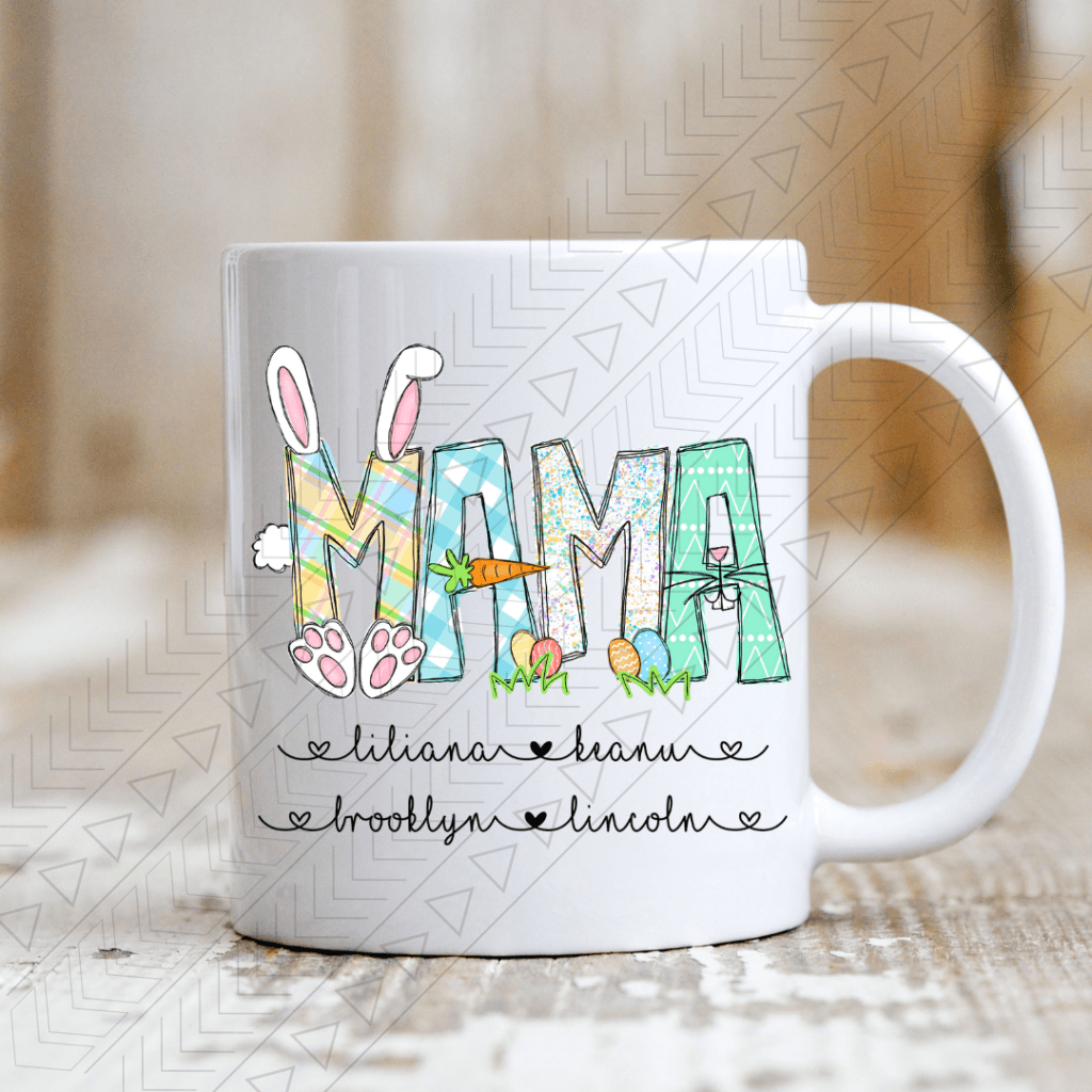 Mama Custom Easter Ceramic Mug 11Oz Mug